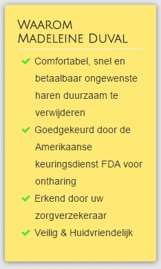 Laser-ontharingspraktijk - Laser ontharen
